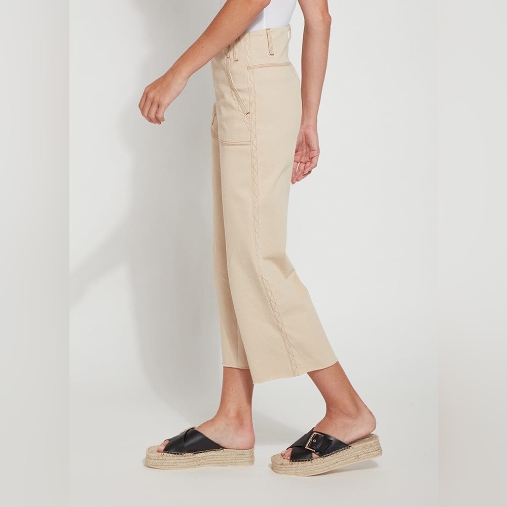 NWT Lysse Knit Denim Wide Leg Pants L - Picture 14 of 14